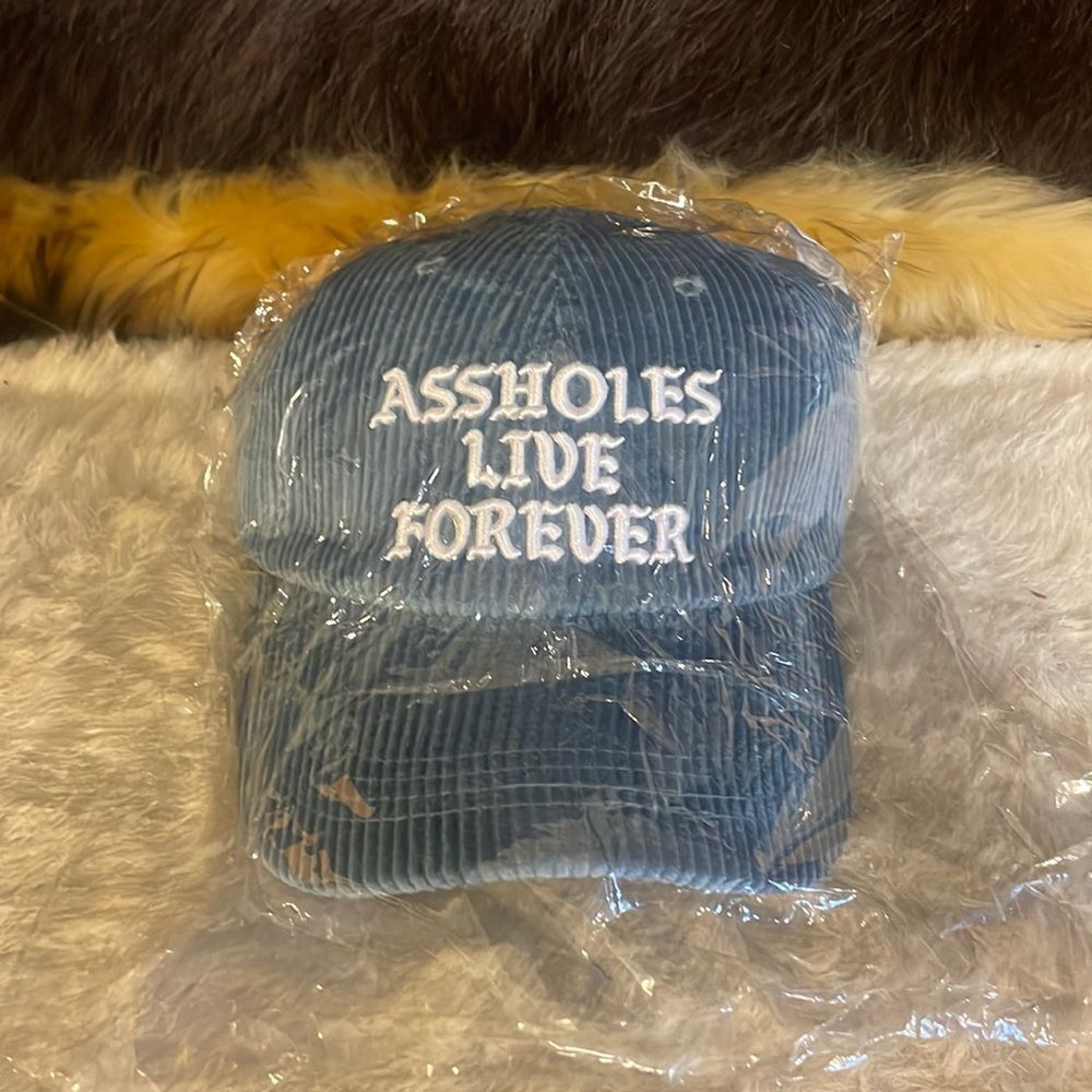 Assholes live forever hat OS (6011) NEW